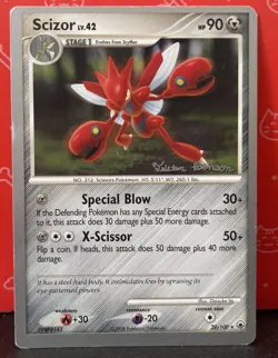 Pokemon TCG Scizor LV.42 29/100 2008 World Championships Card Game Collectable - Image 1