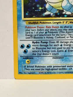 1999 Pokemon Base Set Blastoise Holo 2/102 - PSA 8.5 - 9 Estimate Free Shipping - Image 4