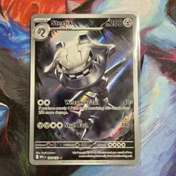 Steelix 150/132 Mega Evolution Pokemon TCG Card Near Mint/Mint Condition - Image 1