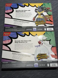 Pokemon Ascended Heroes Premium Poster Collection Set -Mega Gardevoir & Lucario - Image 4
