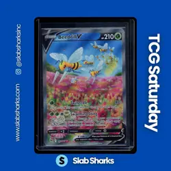 2022 POKEMON SWSH ASTRAL RADIANCE #161/189 BEEDRILL V ALTERNATE ART - Image 1