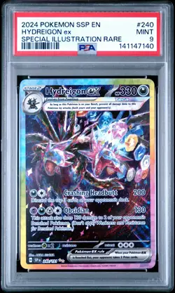 2024 POKEMON SSP EN-SURGING SPARKS SPECIAL ILLUSTRATION RARE HYDREIGON EX PSA 9 - Image 1