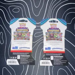 Pokemon Scarlet & Violet Twilight Masquerade Booster Pack Pair (2 Hanger Packs) - Image 2
