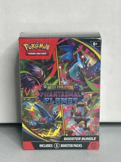 Pokemon TCG ME02 Phantasmal Flames Booster Bundle Sealed New - Image 1