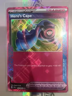 Pokemon Hero's Cape Trainer ACE SPEC Rare 152/162 SV05: Temporal Forces Holo - Image 1