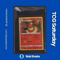 2020 POKEMON SWSH VIVID VOLTAGE COLLECTOR CHEST PROMO #026/185 FLAREON HOLO - Image 1