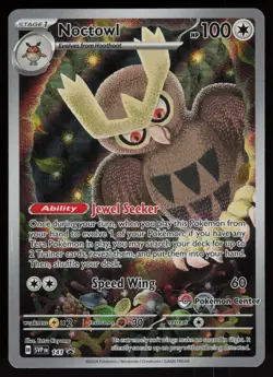 Noctowl (Pokemon Center Exclusive) 141 Scarlet & Violet Promo Holofoil Pokemon - Image 1