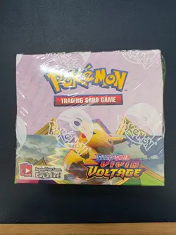 Pokemon TCG: Sword & Shield - Vivid Voltage Booster Box Factory Sealed 2020 820650817496 - Image 1