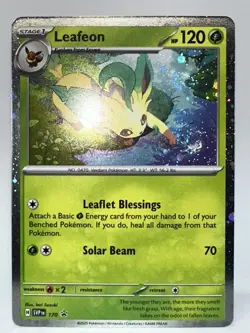 Pokemon TCG Leafeon SVP 170 Black Star Promo Prismatic Evolutions - SWIRLS🌀 - Image 1