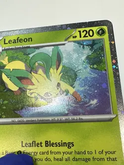 Pokemon TCG Leafeon SVP 170 Black Star Promo Prismatic Evolutions - SWIRLS🌀 - Image 4