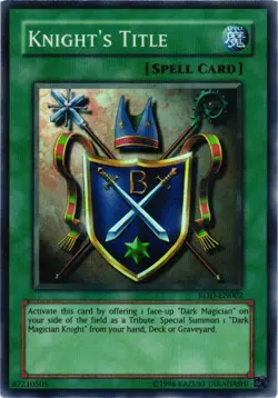 Yugioh Knight's Title ROD-EN002 Parallel Rare Unlimited Edition VLP - Image 1