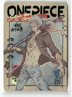 TRAFALGAR LAW DSC DSC-019 START THE GREAT ROUTE HOLO One Piece Collectible Card - Image 1