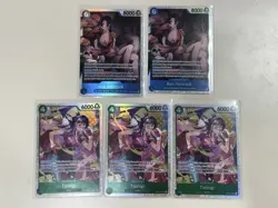 One Piece EB03 heroines - EB03-018, EB03-026, Boa Hancock, Tashigi (5 pcs LOT) - Image 1
