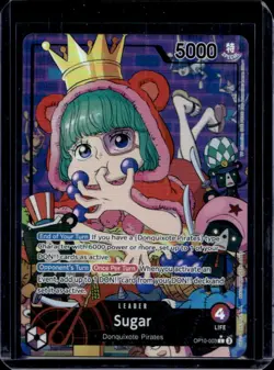 2025 One Piece Royal Blood OP10 Sugar Leader Alternate Art #OP10-003 - Image 1