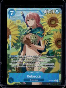 2025 One Piece Royal Blood OP10 Rebecca Super Rare #OP10-058 - Image 1