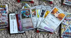 12 Packs Pokemon Trading Card Game Scarlet & Violet Prismatic Evolutions Opened - Image 2