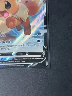 Pokemon TCG Eevee v Ultra Rare Colorless Holo Crown Zenith Card #108/159 - Image 5