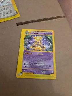 Pokemon Expedition Alakazam Rare Regular 100 Card 033/165 English 2002 - Image 3