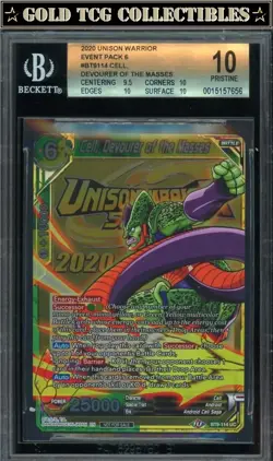 BGS 10 ⭐ Cell 2020 Championship Super Card Promo DBS DBZ Z Heroes - Image 1