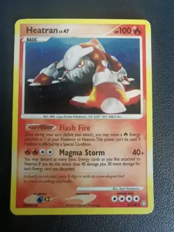 Pokemon Card Heatran 6/146 D&P Legends Awakened Holo Rare - Image 1