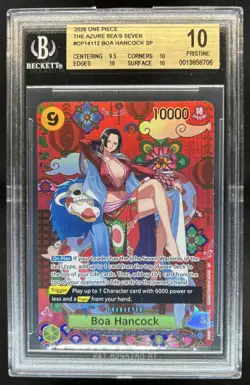 2026 One Piece Azure Sea's Seven Boa Hancock Special Card #OP14-112 BGS 10 - Image 1