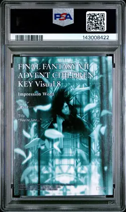2023 FINAL FANTASY VII ANV ART MUSEUM DIGITAL CARD PLUS #080 TIFA LOCKHART PSA 9 - Image 2