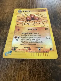 Pokemon TCG Dugtrio Reverse Holo Card 44/165 Expedition Base Set - Image 4
