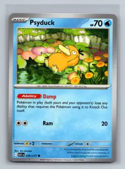 Psyduck Normal Common ME: Ascended Heroes ASC Water 039/217 Pokemon Card TCG - Image 1