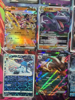 Pokemon 16 Card Lot nm V Max Mega Amazing Ex HOLO Rare Hits Only B42 - Image 3