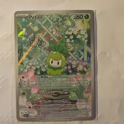 Petilil 091/086 Sv: Black Bolt Illustration Rare Holo Pokemon TCG Card - Image 1