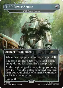 T-60 Power Armor - T-45 Power Armor R Secret Lair Drop Series 2452 NM - Image 1
