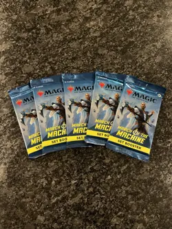 5x Magic the Gathering March of the Machine Set Booster Packs - Image 1