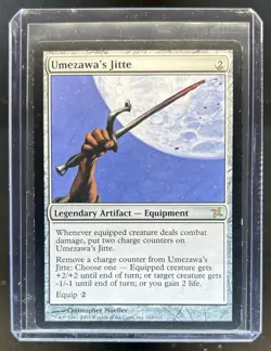 2005 Magic MTG Betrayers of Kamigawa Umezawa's Jitte #163 - Image 1