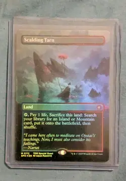 MTG Scalding Tarn (Borderless Foil) [Tarkir: Dragonstorm Special Guests] NNM - Image 1