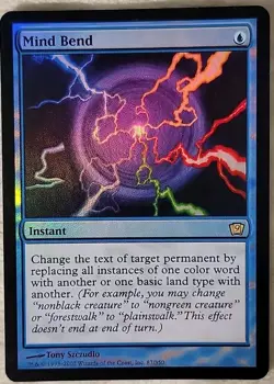 Mind Bend 9th Edition FOIL 87/350 Magic The Gathering MTG LP Blue Instant - Image 1