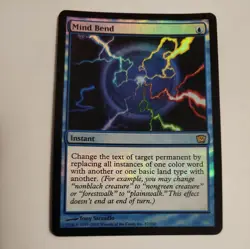 1x Mind Bend foil 9th Edition MTG Magic The Gathering NEVER PLAYED WITH LOOK - Image 1
