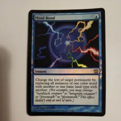 1x Mind Bend foil 9th Edition MTG Magic The Gathering NEVER PLAYED WITH LOOK - Image 4