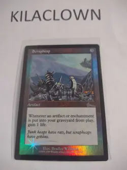 MTG Urza's Legacy Foil Scrapheap - Mint -Beauty -Smoke free home - Image 1