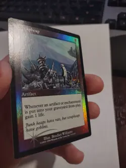 MTG Urza's Legacy Foil Scrapheap - Mint -Beauty -Smoke free home - Image 2