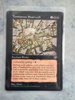 Tombstone Stairwell - MtG Magic the Gathering - Mirage NM/EX * Reserved List* - Image 1