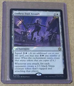 Endless Foot Assault (TMC 0008) Surge Foil MTG Teenage Mutant Ninja Turtles TMNT - Image 1