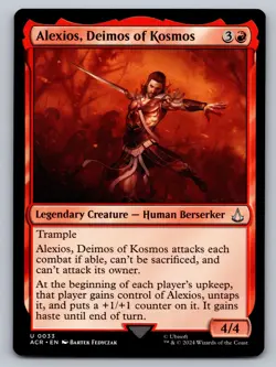 Alexios Deimos of Kosmos 0033 MTG ACR Uncommon EN 2024 - Image 1