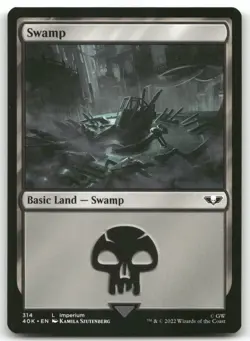 X4 Swamp 314 MTG Universes Beyond: Warhammer 40,000 L NM X4 - Image 1