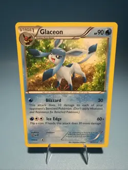 Pokemon Glaceon 19/111 Furious Fists Regular Rare Non Holo 2014 LP - Image 1