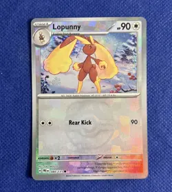 2025 Pokemon Lopunny 084/131 - Prismatic Evolutions - Master Ball Reverse - NM - Image 1