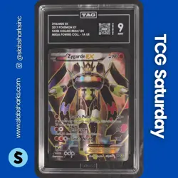 2017 POKEMON XY FATES COLLIDE MEGA POWERS COLL PROMO #54A/124 ZYGARDE EX TAG 9 - Image 1