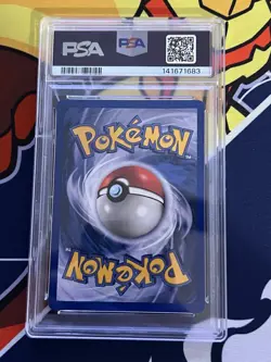 1999 POKEMON BASE SET UNLIMITED #1 ALAKAZAM-HOLO PSA 8 - Image 2