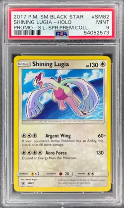 Pokemon Shining Lugia - Holo SM Black Star Promo #SM82 PSA 9 Mint - Image 1