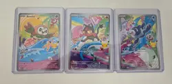 Pokemon 2026 First Partner Illustration Collection Series 1 Promos Set 43-45 #ML - Image 1