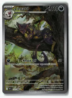 Liepard ⭐ 137/086 Holo Illustration Rare White Flare 2025 Pokemon NM - Image 1